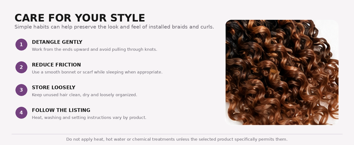 Hair for Creative Styling and Individual Expression