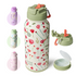 32oz Insulated Water Bottle Stainless Steel Sport Water Bottle with Straw Dual-use Lid Design for Gym with Pill Box