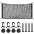 Truck Bed Cargo Net Elastic Mesh SUV Trunk Netting for Car Trunk Organizer and Truck Bed Organizer with Locking Hooks 35.4 by 15.8 Inches