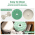 Slow Feeder Dog Bowl for Large Dogs with Non-Slip Base - Adjustable Speed Design, Removable Puzzle Inserts & Dishwasher Safe, Green