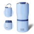 Stainless Steel Tumblers with Handle, Insulated Tumblers with 2 Lids, 22oz 2IN1 Coffee Cup for Home Office and Party, Travel Cups for Woman and Man as Gifts