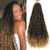 7 Pack 12/14inch Goddess Box Braids Crochet Hair Extensions Voluminous Curly Wave Ends, Natural Look Synthetic Braids for, Easy Maintenance Dreadlock-Free Hairstyle for Everyday & Special Events Bohemian Style, Realistic Texture, Protective Hairstyles