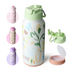 32oz Insulated Water Bottle Stainless Steel Sport Water Bottle with Straw Dual-use Lid Design for Gym with Pill Box