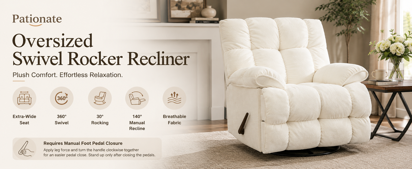 Oversized Comfort for Reading, Relaxing, and Reclining