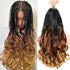 French Curl Braiding Hair 14-22 Inch 6 Packs Braiding Hair Pre Stretched Curly Box Braids French Curl Braids for Women Synthetic Hair Extensions 1b/30/27 colors to choose from