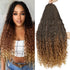 Goddess Bohemian box braids Crochet Hair,12/14 inch Pre Looped Boho Box Braid Crochet Hair with curly Ends,8pcs Boho Crochet Braids Synthetic Hair Extensions for Women