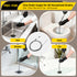 Hand Held Auger A103-20250-4 25FT Handheld Drain Auger, Heavy Duty Plumbing Snake for Clogged Drains, 3/8 Inch Diameter Manual Drain Cleaner for Sink, Bathtub, Shower & Kitchen Pipes