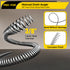 Hand Held Auger A103-20250-4 25FT Handheld Drain Auger, Heavy Duty Plumbing Snake for Clogged Drains, 3/8 Inch Diameter Manual Drain Cleaner for Sink, Bathtub, Shower & Kitchen Pipes