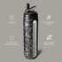 Stainless Steel Water Bottle with Straw and Lid 32 oz Vacuum Insulated Cup Stay Cold and Hot, Leak-Proof Wide Mouth Water Bottles for Men