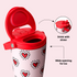 Insulated Tumbler with Handle & Straw Lid, 30oz Stainless Steel Leak-Proof Water Bottle for Hot & Cold Drinks, Add Ice Without Unscrewing, BPA-Free for Travel, Sports, Office