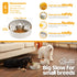 Slow Feeder Dog Bowl with Lick Mat and Puzzle Inserts - Non-Slip Base, Adjustable Speed Design, Dishwasher Safe for Puppies, Orange