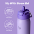 16 oz sports water bottle stainless steel insulated kids water bottle with straw and pills holder for gifts and school