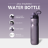Insulated Water Bottle 24 oz with Handle and Flip Tops Lids Stainless Steel Water Bottle Push Button Lid Leak proof Portable for Running Travel Sports Hiking