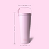 Insulated Tumbler with Handle & Straw Lid, 30oz Stainless Steel Leak-Proof Water Bottle for Hot & Cold Drinks, Add Ice Without Unscrewing, BPA-Free for Travel, Sports, Office