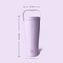 Insulated Tumbler with Handle & Straw Lid, 30oz Stainless Steel Leak-Proof Water Bottle for Hot & Cold Drinks, Add Ice Without Unscrewing, BPA-Free for Travel, Sports, Office
