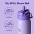 [Multi-scenario use]: This kids water bottle is not only suitable for indoor scenes but also can be used as an outdoor water bottle or a camping water bottle, suitable for mountaineering, hiking, and other scenes