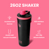 26 oz Insulated Shaker Bottle Insulated Water Bottle for Men and Women Protein Shaker for Gym Water Cup