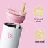 Insulated Water Bottle 24oz with Straw Lid and Handle for Sports Travel Gym Stainless Steel Water Bottles Double-Wall Vacuum Metal Leak Proof BPA-Free