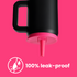 30 oz Tumbler with Lid and Straw, Stainless Steel Travel Mug, Tumbler with handle, Water Bottle with straw for College Office, Gifts for Women Him Her
