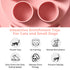 Cat Slow Feeder, Interactive Cat Puzzle Toy for Mental Stimulation, Dishwasher Safe Silicone Cat Enrichment Toys, Reduces Boredom and Training Intelligence, Pink