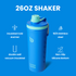 26 oz Insulated Shaker Bottle Insulated Water Bottle for Men and Women Protein Shaker for Gym Water Cup