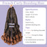 French Curls Braiding Hair T30 Various colors to choose fromSynthetic Bouncy Curly Braiding Hair Extensions French Curly Crochet Hair Extensions 14-22inch