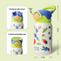Kids Insulated Water Bottle with Straw Lid and Handle 16 oz Stainless Steel Vacuum Tumbler Water Bottles for School Outdoor Travel Gifts for Boys and Girls