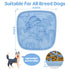 Snuffle Mat and Lick Mat for Dogs,Texas Textured Slow Feeder, 0.75 Inch Thin Silicone Mat Holds 3 Cups, Dishwasher and Microwave Safe, Blue