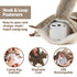 PETFUTURE Flapping Cat Toy, Motion Activated Flying Squirrel with Catnip, 3 Modes & USB Rechargeable, Machine Washable Interactive Toy for Indoor Cats