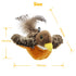 PETFUTURE Flapping Bird Cat Toy, Motion Activated with Catnip, 3 Modes & USB Rechargeable, Machine Washable Interactive Toy for Indoor Cats