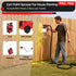 HVLP Spray Gun A104-PLD3030 Stationary HVLP Paint Sprayer, 700W Electric Spray Paint Gun, Remote Motor Base & Lightweight Handheld Gun, 1000ml/Min High Flow, 10FT Long Hose & Wheels, for House, Furniture, Cabinets, Fence