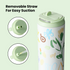 Insulated Water Bottle 24oz with Straw Lid and Handle for Sports Travel Gym Stainless Steel Water Bottles Double-Wall Vacuum Metal Leak Proof BPA-Free