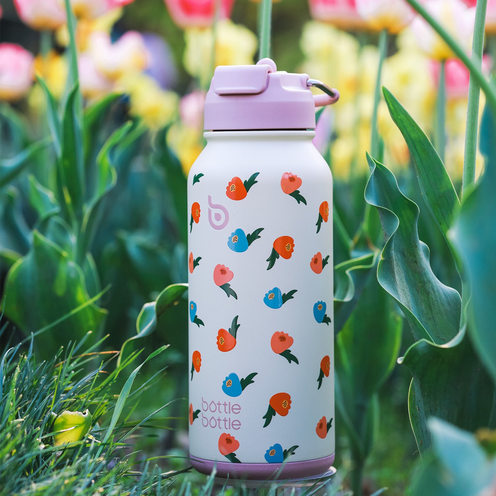32oz Insulated Water Bottle Stainless Steel Sport Water Bottle with Straw Dual-use Lid Design for Gym with Pill Box