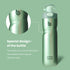 Insulated Water Bottle 24 oz with Handle and Flip Tops Lids Stainless Steel Water Bottle Push Button Lid Leak proof Portable for Running Travel Sports Hiking