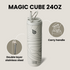 Insulated Water Bottle 24oz with Straw Lid and Handle for Sports Travel Gym Stainless Steel Water Bottles Double-Wall Vacuum Metal Leak Proof BPA-Free
