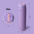 Stainless Steel Water Bottle with Straw and Lid 32 oz Vacuum Insulated Cup Stay Cold and Hot, Leak-Proof Wide Mouth Water Bottles for Men