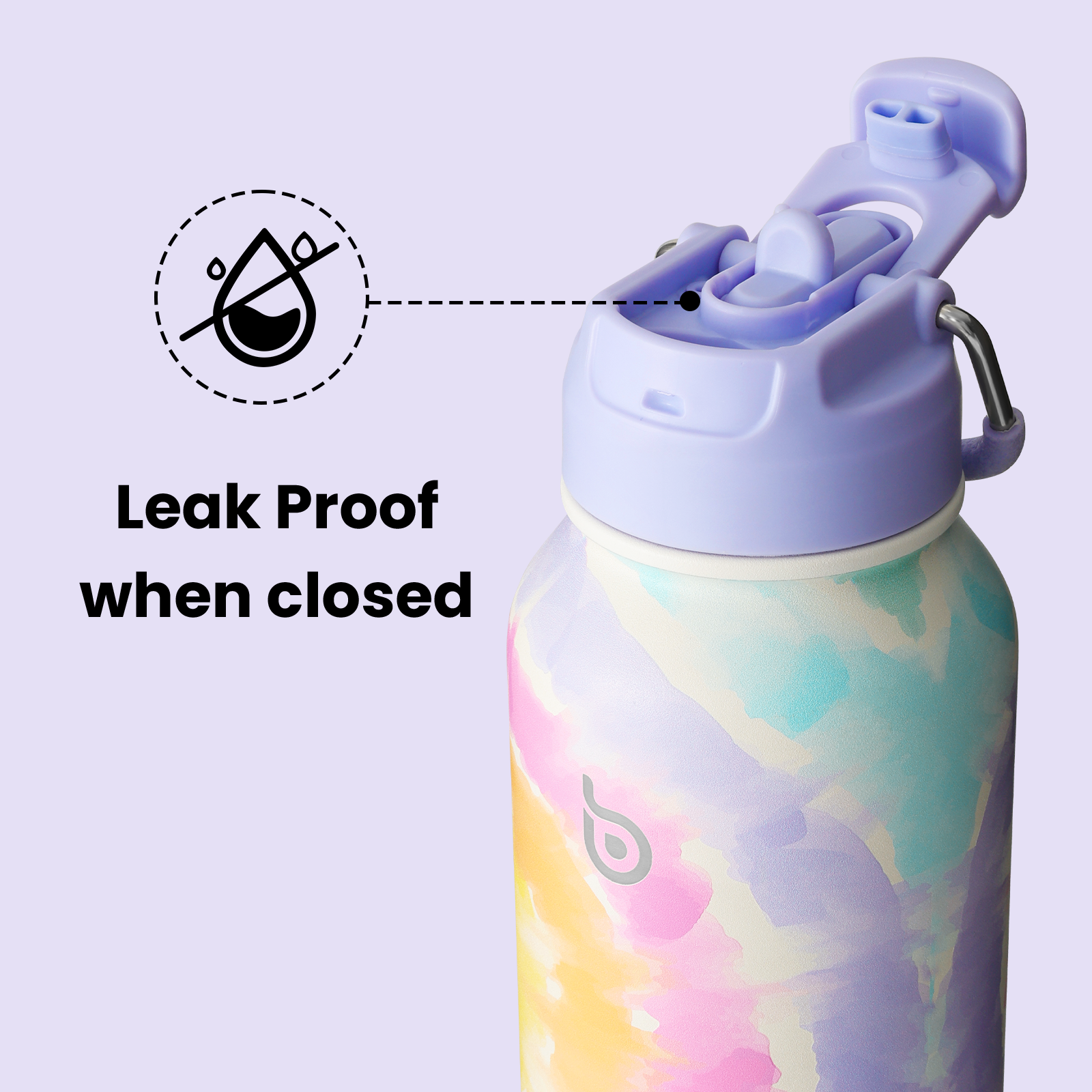 32oz Insulated Water Bottle Stainless Steel Sport Water Bottle with Straw Dual-use Lid Design for Gym with Pill Box