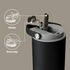 Insulated Water Bottle with Straw and Handle Stainless Steel Water Bottles for Car Sports Home Office and School 26oz Leak Proof