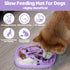 Snuffle Mat and Lick Mat for Dogs,Texas Textured Slow Feeder, 0.75 Inch Thin Silicone Mat Holds 3 Cups, Dishwasher and Microwave Safe, Purple