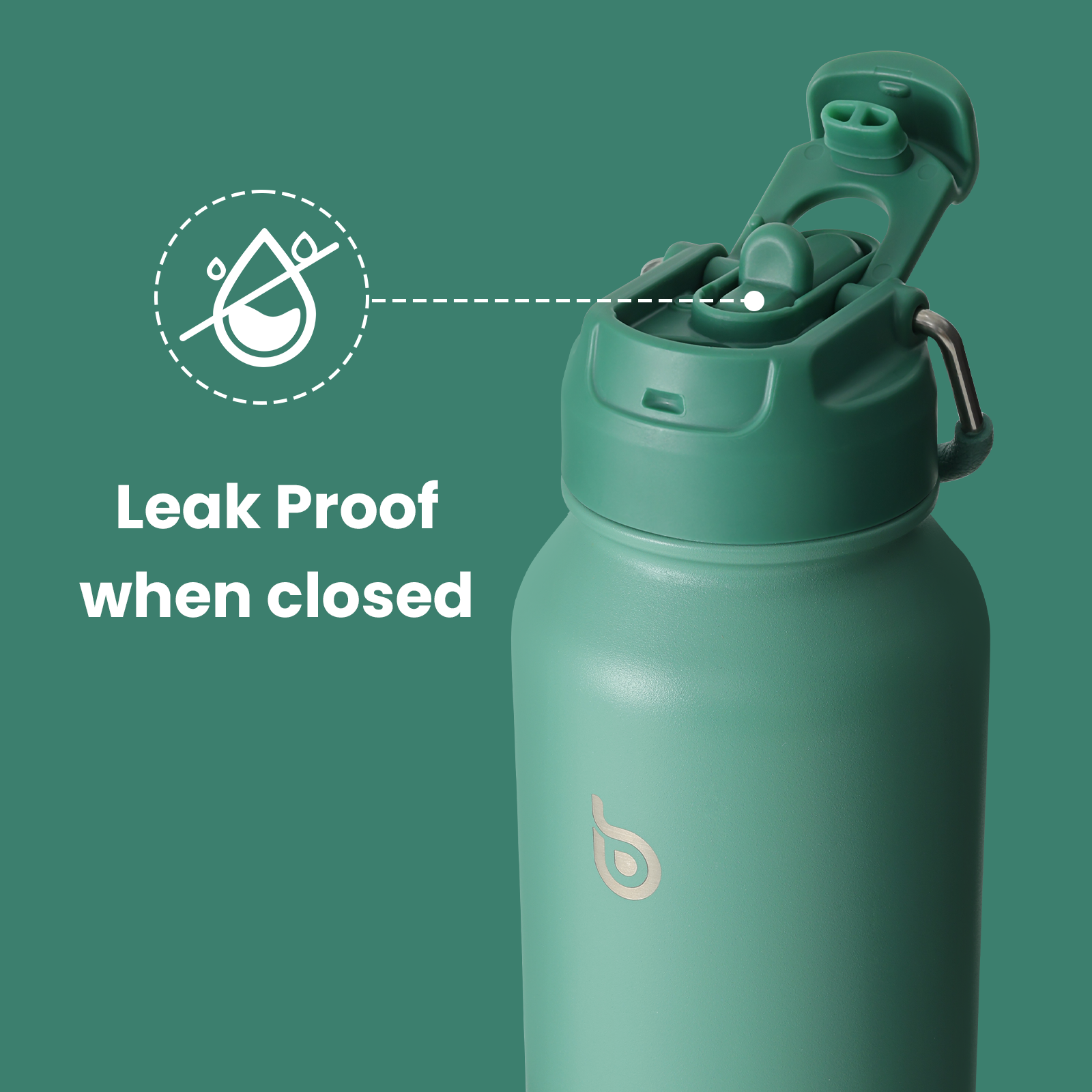 40 oz sports water bottle stainless steel insulated water bottle with straw and pills holder