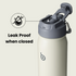 16 oz sports water bottle stainless steel insulated kids water bottle with straw and pills holder for gifts and school