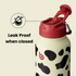 32oz Insulated Water Bottle Stainless Steel Sport Water Bottle with Straw Dual-use Lid Design for Gym with Pill Box
