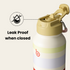 32oz Insulated Water Bottle Stainless Steel Sport Water Bottle with Straw Dual-use Lid Design for Gym with Pill Box