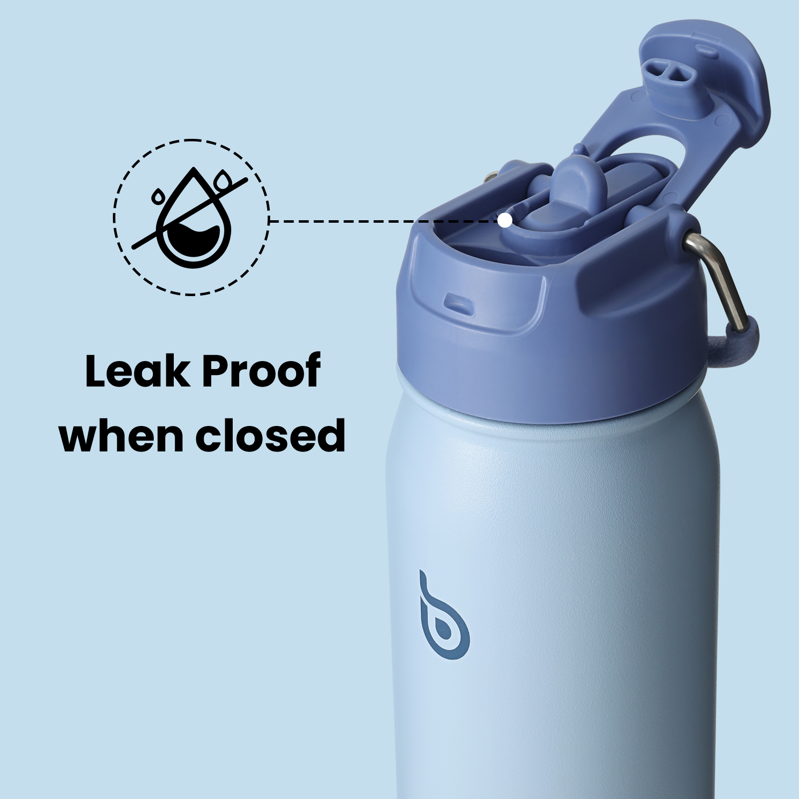 16 oz sports water bottle stainless steel insulated kids water bottle with straw and pills holder for gifts and school