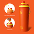 26 oz Insulated Shaker Bottle Insulated Water Bottle for Men and Women Protein Shaker for Gym Water Cup