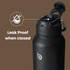 40 oz sports water bottle stainless steel insulated water bottle with straw and pills holder