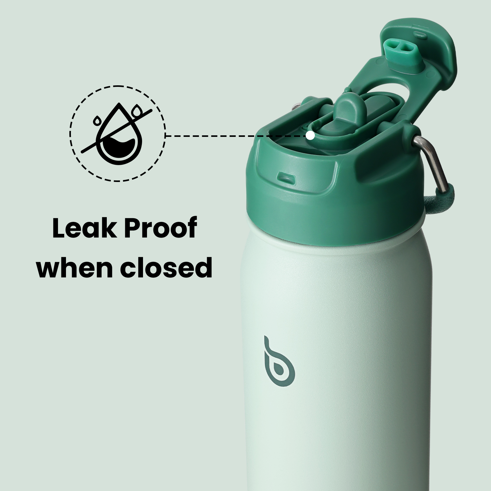 16 oz sports water bottle stainless steel insulated kids water bottle with straw and pills holder for gifts and school