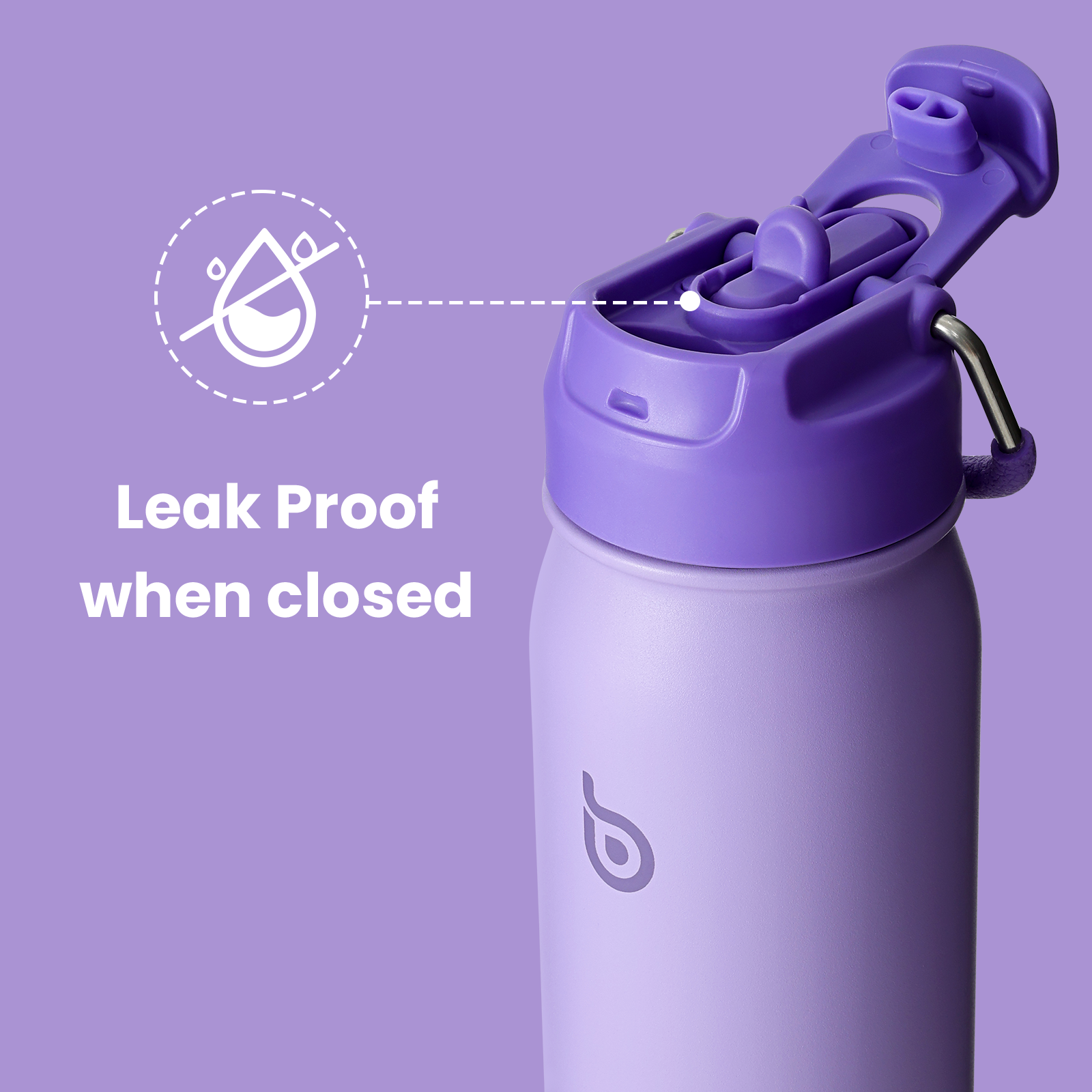 16 oz sports water bottle stainless steel insulated kids water bottle with straw and pills holder for gifts and school