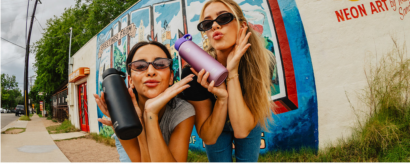 Water Bottle for Carbonated Drinks 20oz Insulated Bottles for Fizzy Drinks Keep Carbonation Longer Leak Proof for Sports Travel School(Cow)
