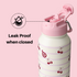 32oz Insulated Water Bottle Stainless Steel Sport Water Bottle with Straw Dual-use Lid Design for Gym with Pill Box